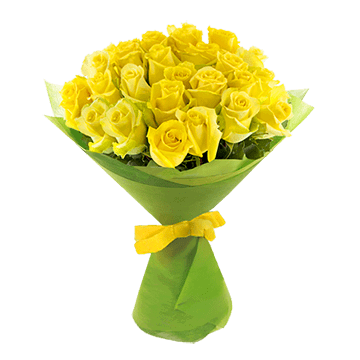Bouquet of yellow roses