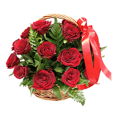 Panier de roses