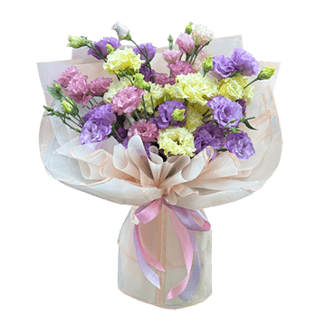 Bouquet of lisianthus
