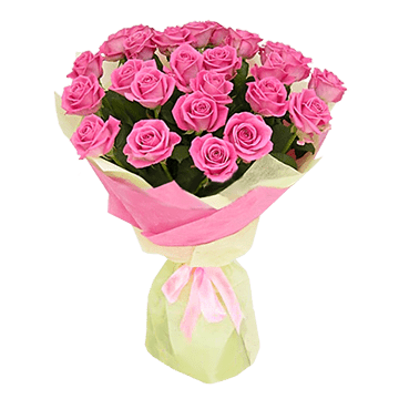 Bouquet de roses lilas