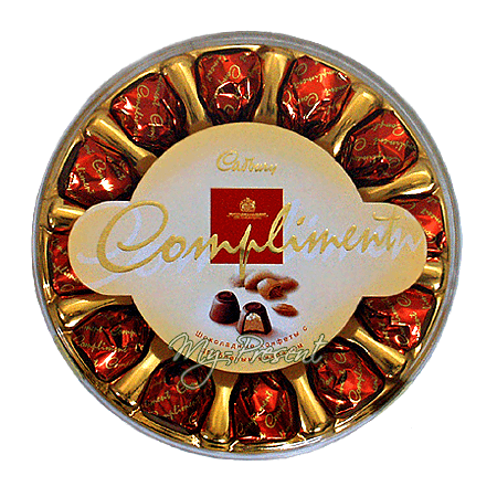 Bombones «Cadbury Compliment» con almendras (200 g.) — equilibrio perfecto de suavidad y crujiente