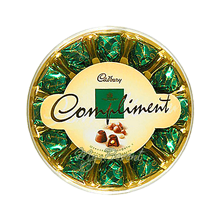 Bombones «Compliment» (200 g.) — armonía de chocolate con leche y avellanas enteras