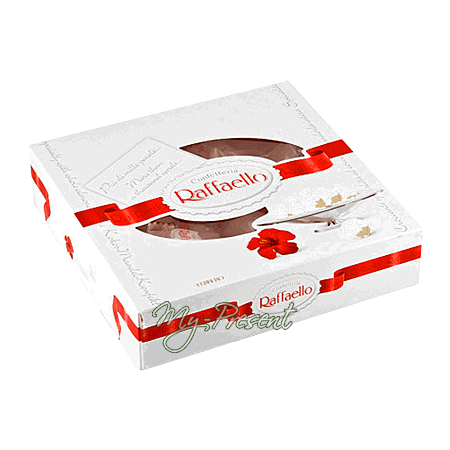 Конфеты «Raffaello» (240 г.) — нежность кокоса и миндаля в каждой грануле снежного удовольствия