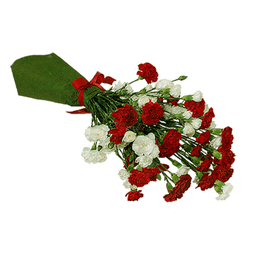 Букет из кустовых гвоздик