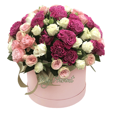 Roses en boîte — symbole d’amour, de passion et d’élégance